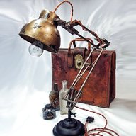 steampunk lamp te koop